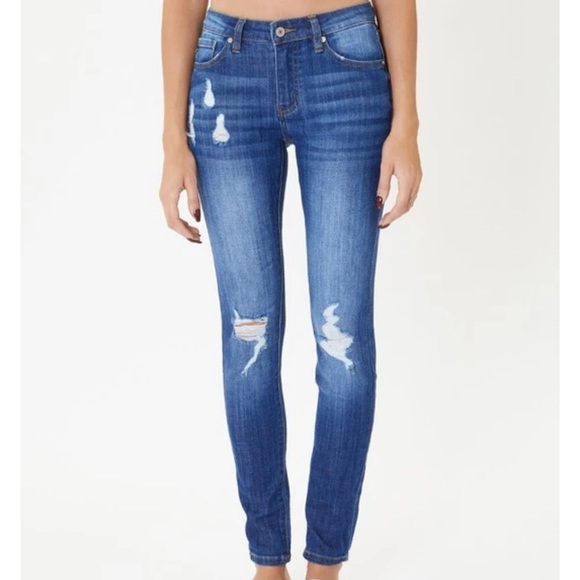 Kan Can USA Midrise Super Skinny Jeans - Picture 1 of 3